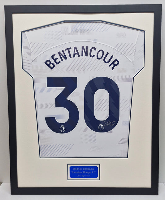 Rodrigo Bentancur Signed Spurs Shirt.