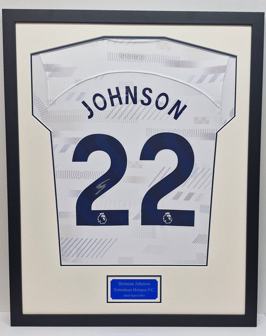 Brennan Johnson Signed Spurs Shirt.