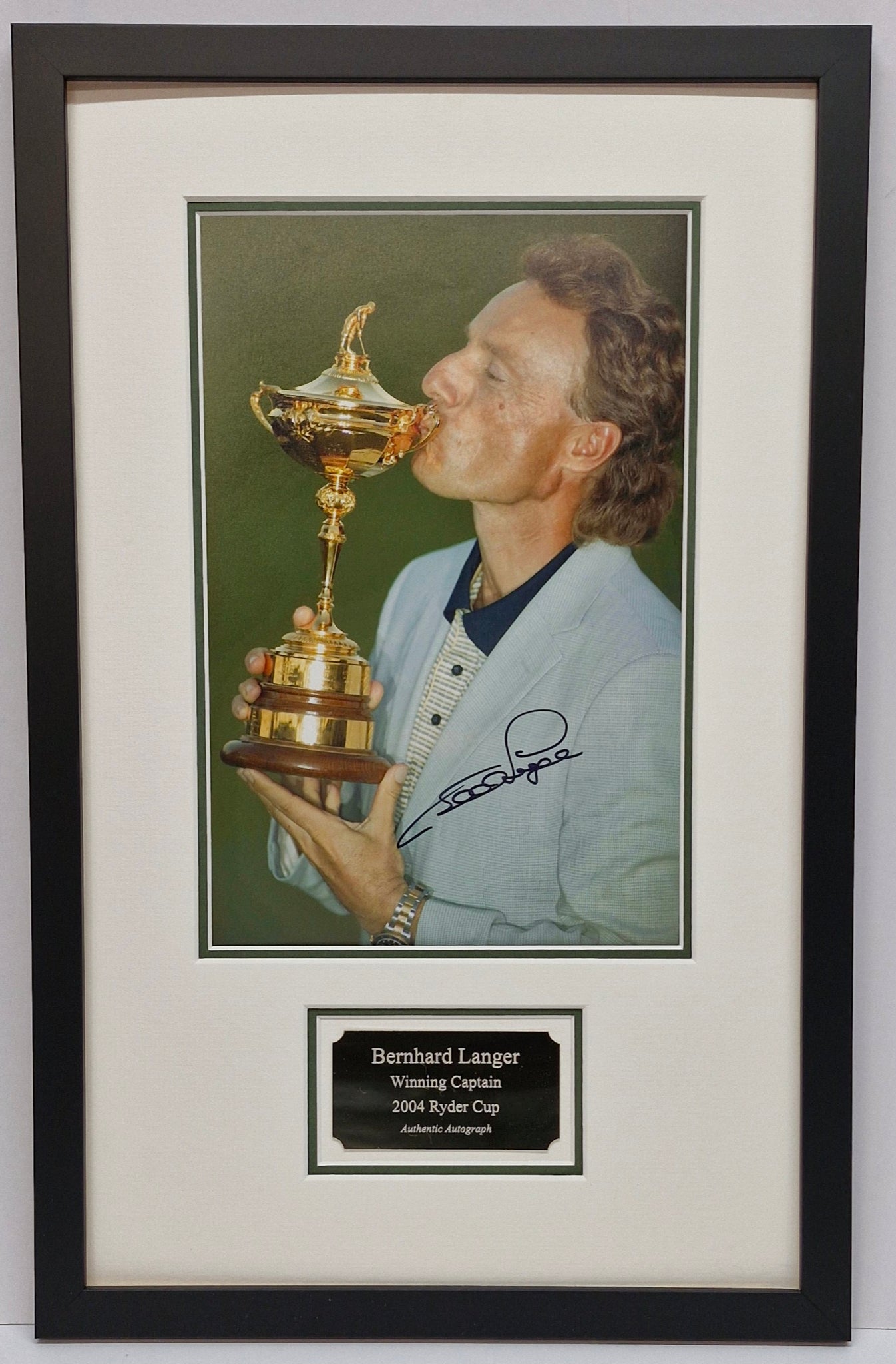 Bernhard Langer Signed Photo Framed