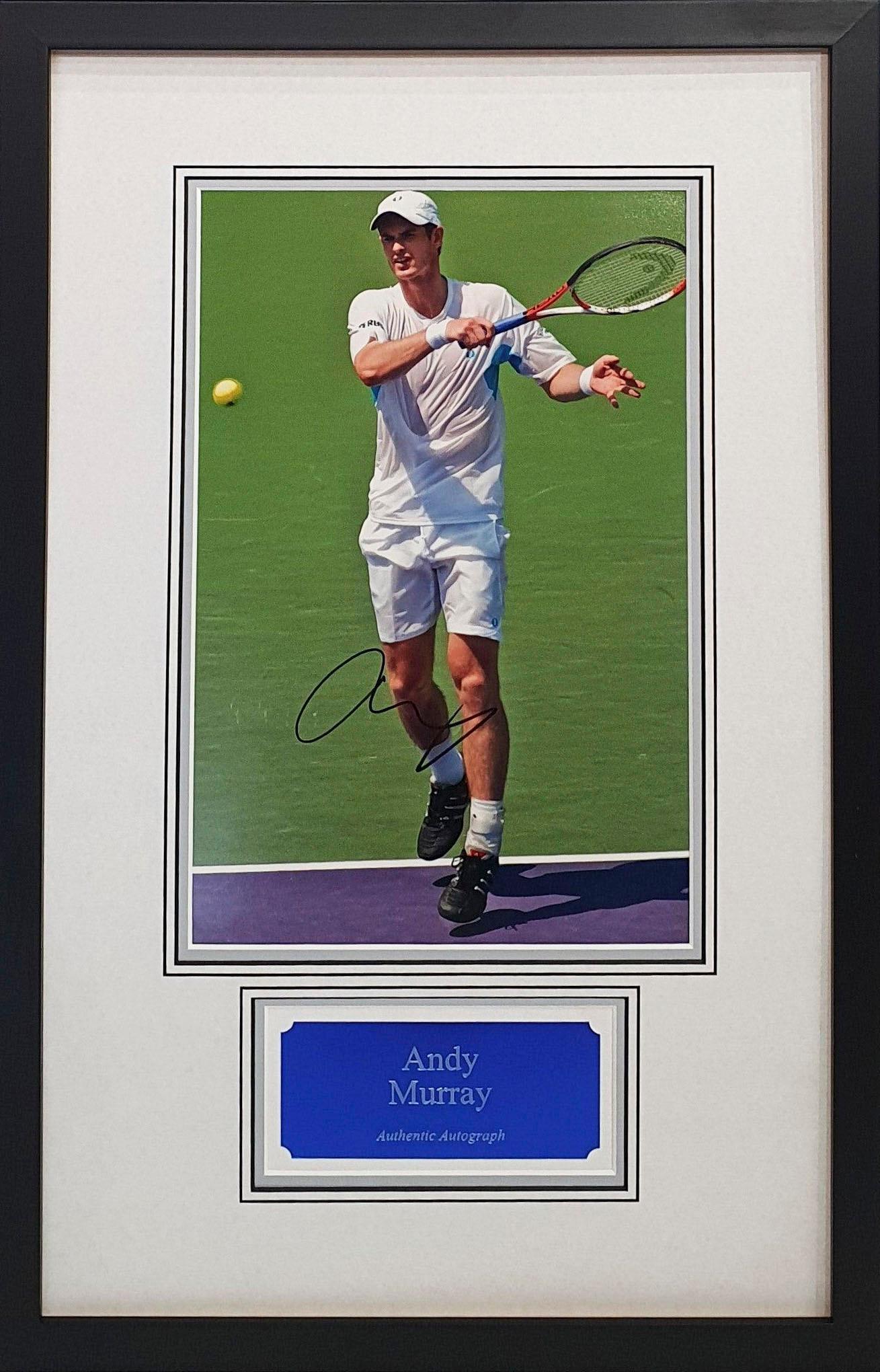 Andy Murray Signed Photo (Framed) - Darling Picture Framing