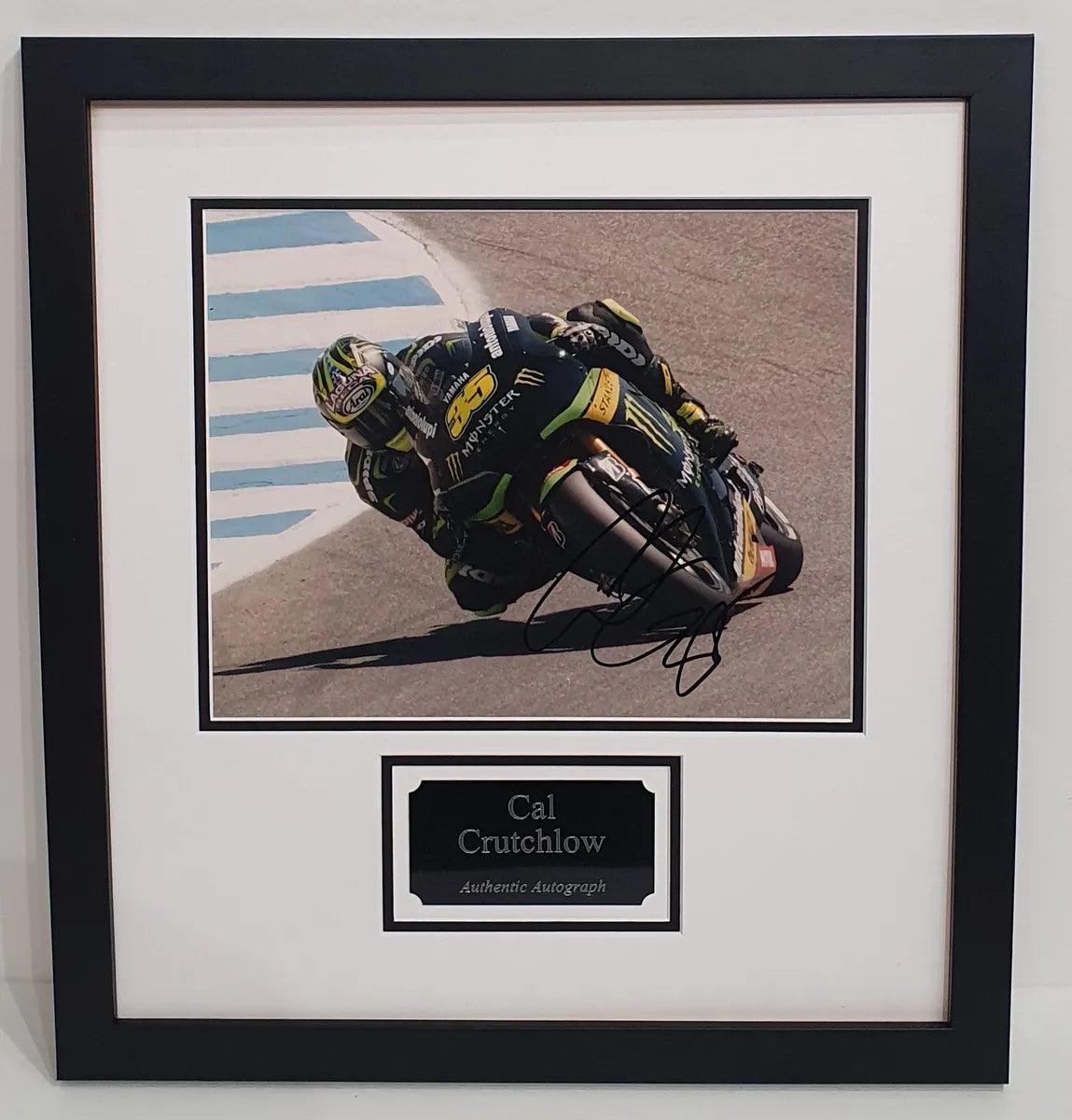 Cal Crutchlow Signed Photo Framed. - Darling Picture Framing