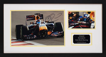 Daniel Ricciardo Signed Red Bull Racing F1 Photo - Framed with COA - Darling Picture Framing