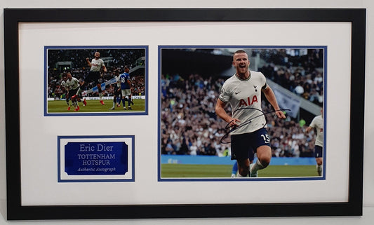 Eric Dier Signed Spurs Photo Framed. - Darling Picture Framing