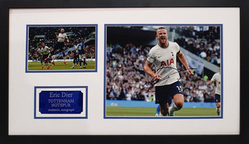 Eric Dier Signed Spurs Photo - Framed with COA - Darling Picture Framing