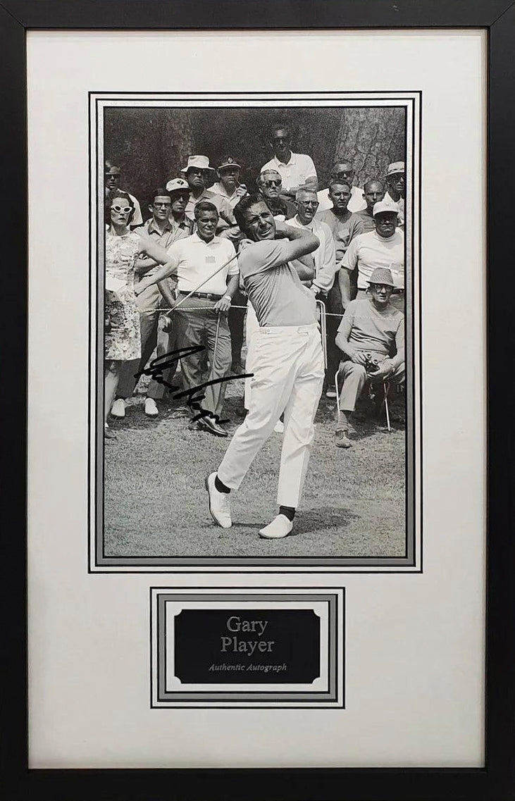 Gary Player Signed GOLF Photo - Framed with COA - Darling Picture Framing