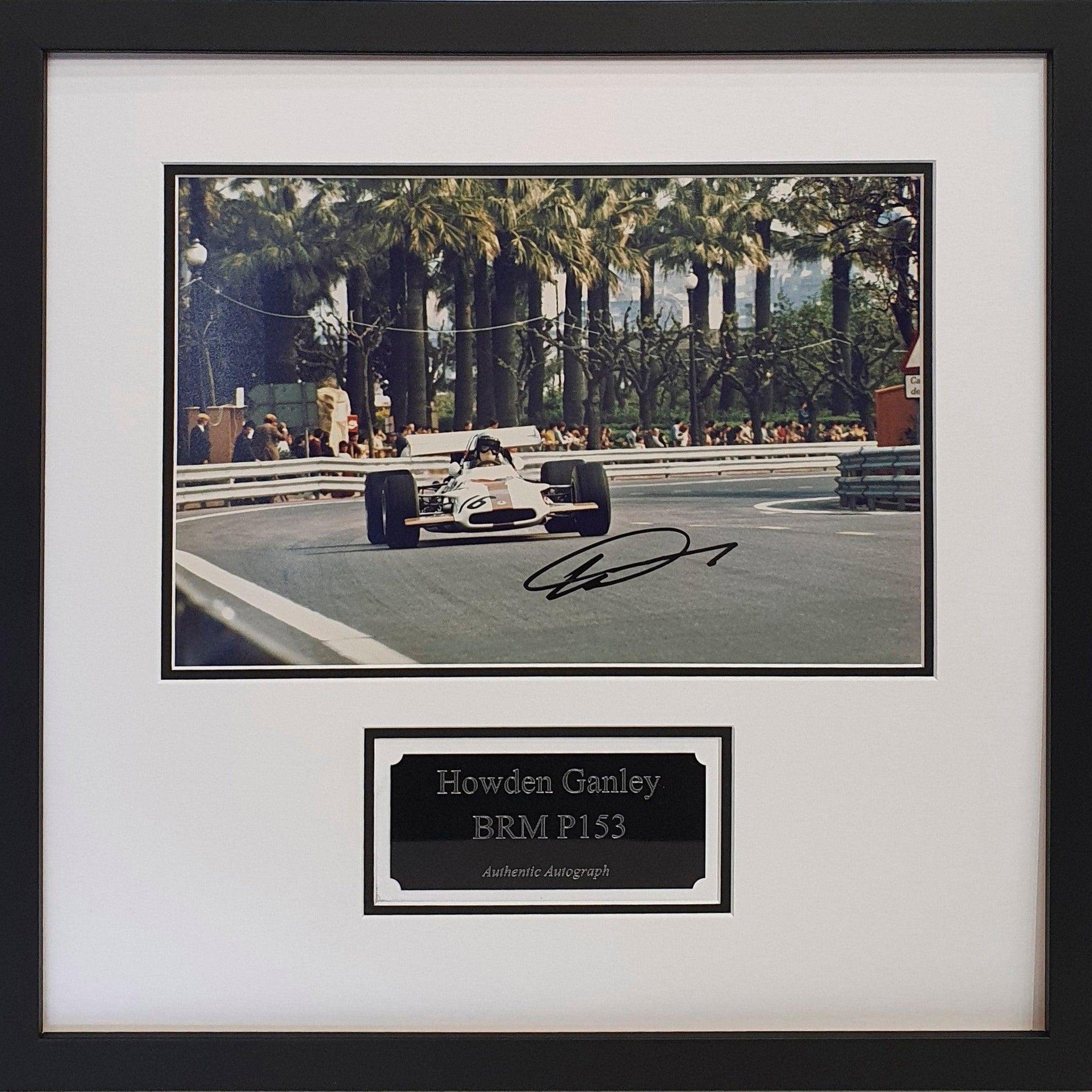 Howden Ganley Signed BRM Photo - Framed with COA - Darling Picture Framing