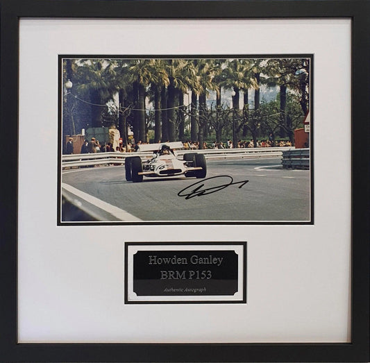 Howden Ganley Signed BRM Photo - Framed with COA - Darling Picture Framing