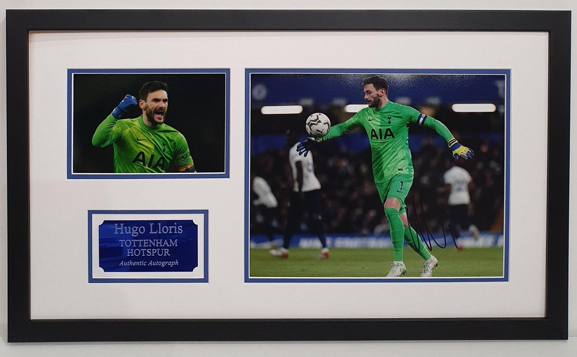 Hugo Lloris Signed Spurs Photo Framed. - Darling Picture Framing