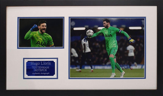 Hugo Lloris Signed Spurs Photo - Framed with COA - Darling Picture Framing