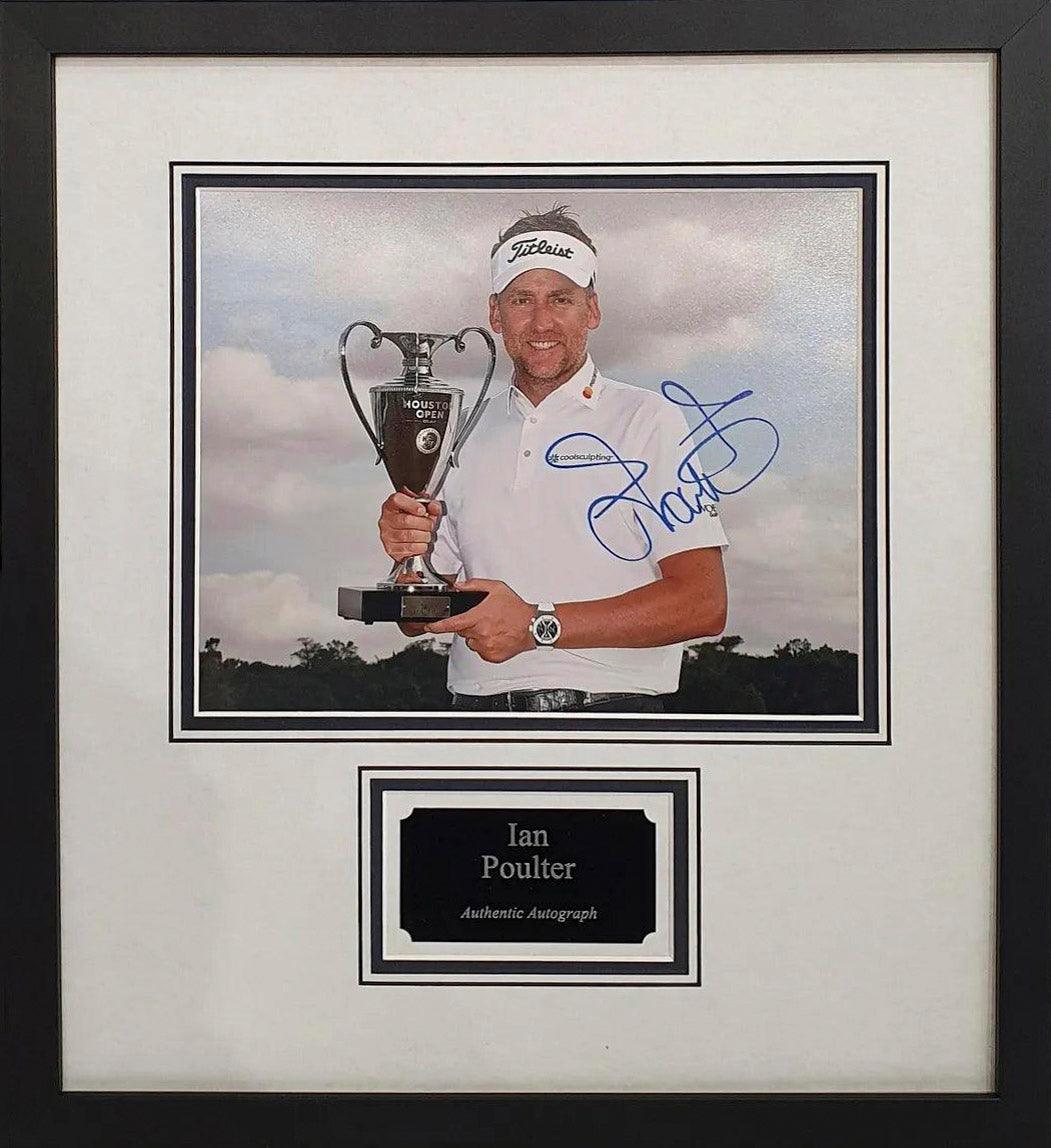 Ian Poulter Signed Photo - Framed with COA - Darling Picture Framing