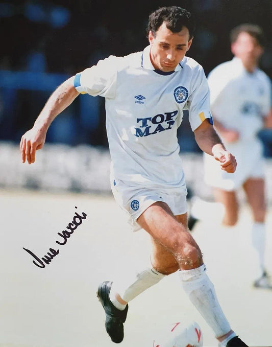 Imre Varadi Signed Leeds Photo with COA - Darling Picture Framing