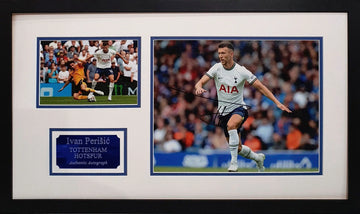 Ivan Perisic Signed Spurs Photo - Framed with COA - Darling Picture Framing