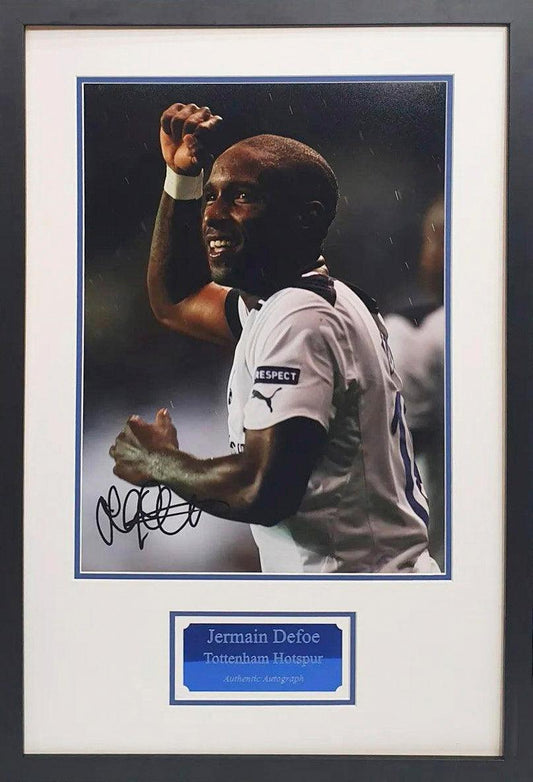 Jermain Defoe Signed Spurs Photo - Framed with COA - Darling Picture Framing