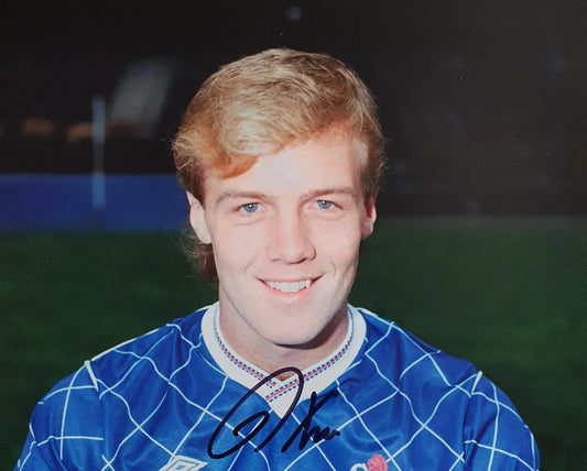 Kerry Dixon Signed Chelsea Photo with COA - Darling Picture Framing