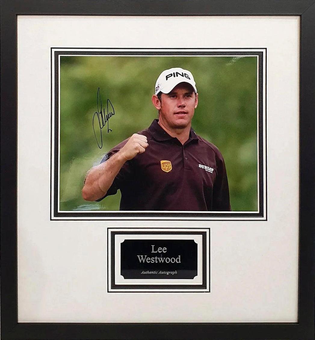 Lee Westwood Signed Photo - Framed with COA - Darling Picture Framing