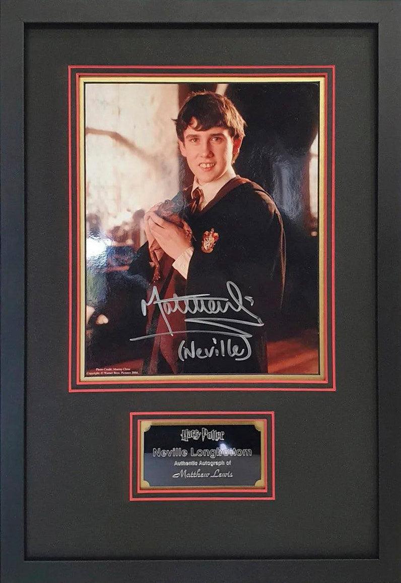 Matthew Lewis Signed Harry Potter Photo - Framed with COA - Darling Picture Framing