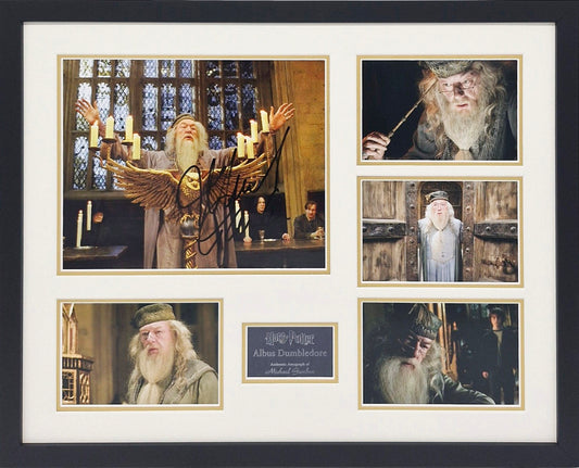 Michael Gambon Signed Dumbledore Harry Potter Photo - Framed with COA - Darling Picture Framing