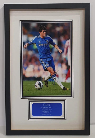 Oscar Signed Chelsea Photo Framed. - Darling Picture Framing