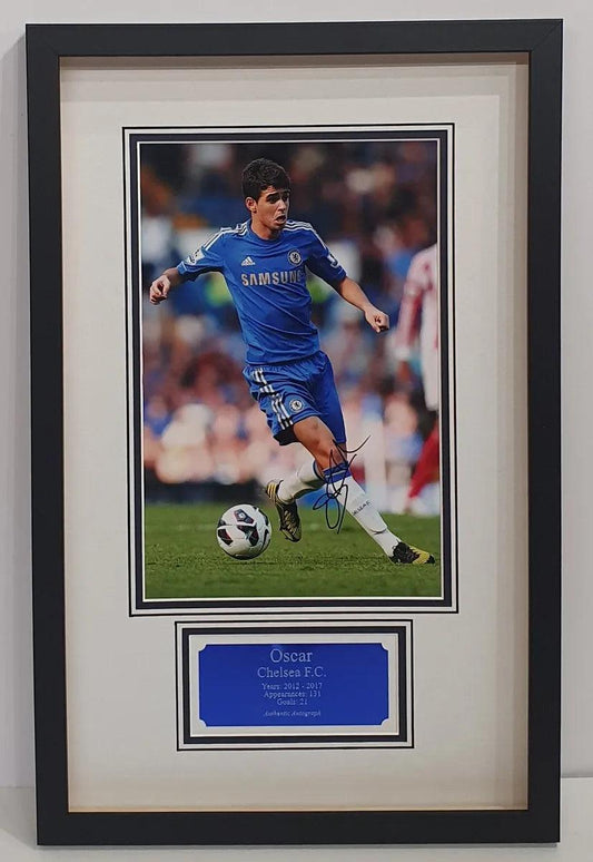 Oscar Signed Chelsea Photo Framed. - Darling Picture Framing