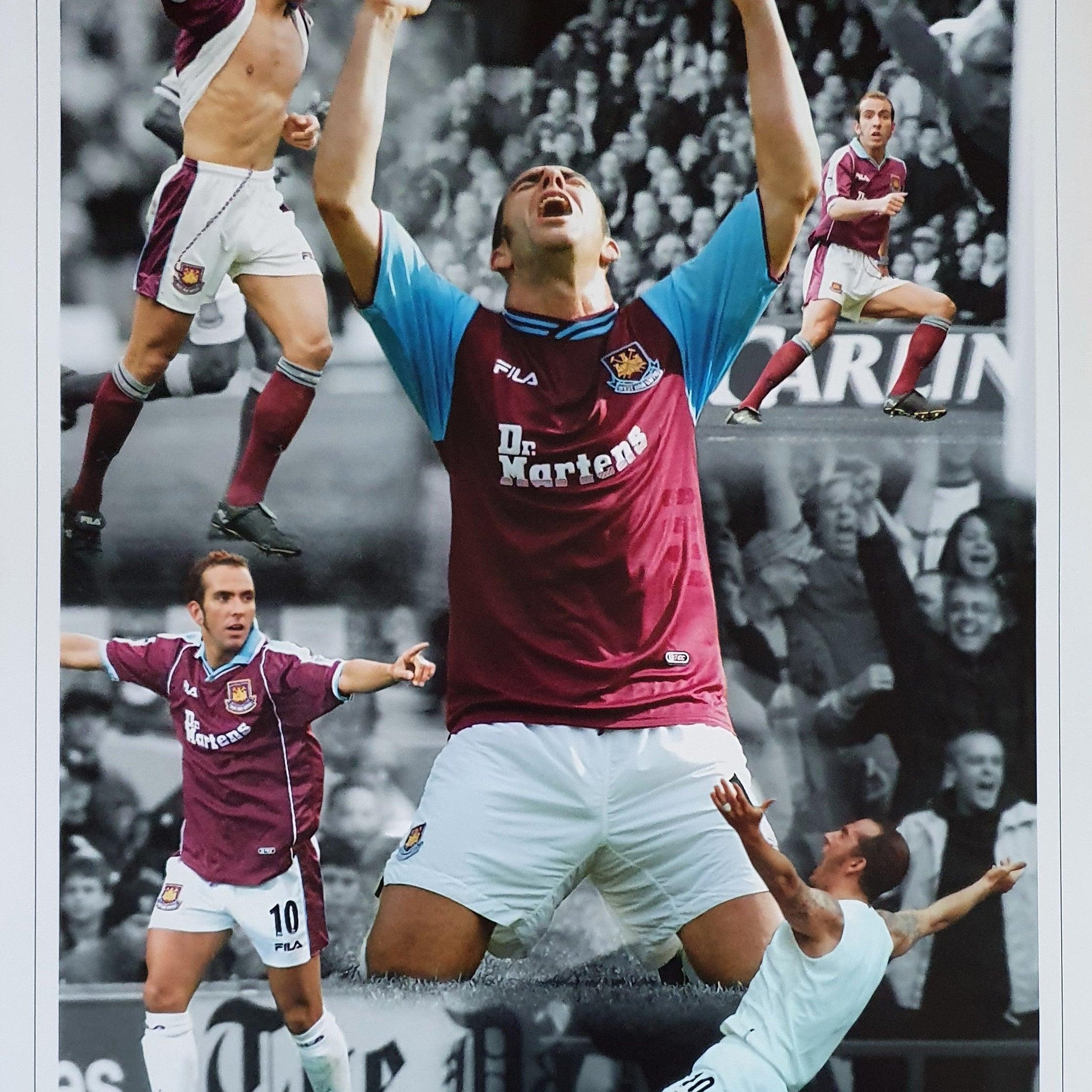 Paolo Di Canio Unsigned West Ham United Photo. - Darling Picture Framing