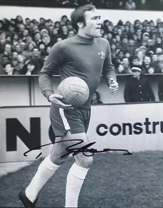 Ron Harris Signed Chelsea Photo with COA - Darling Picture Framing