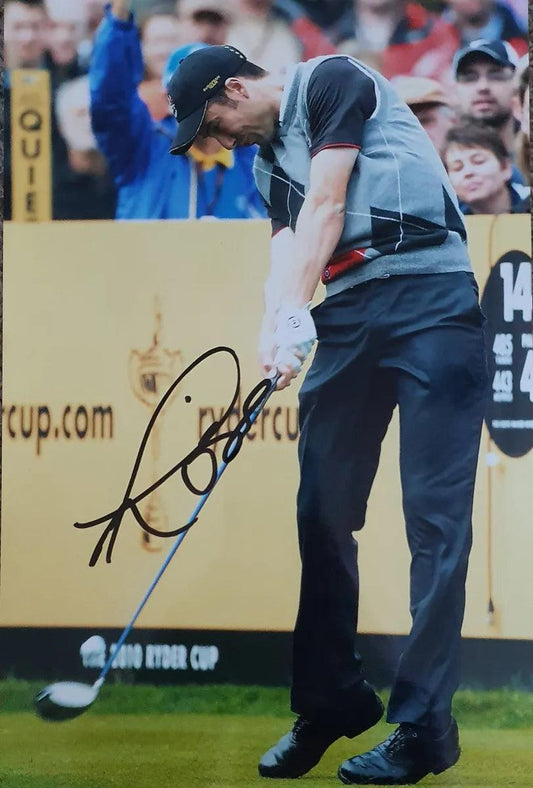 Ross Fisher Signed Golf Photo with COA - Darling Picture Framing