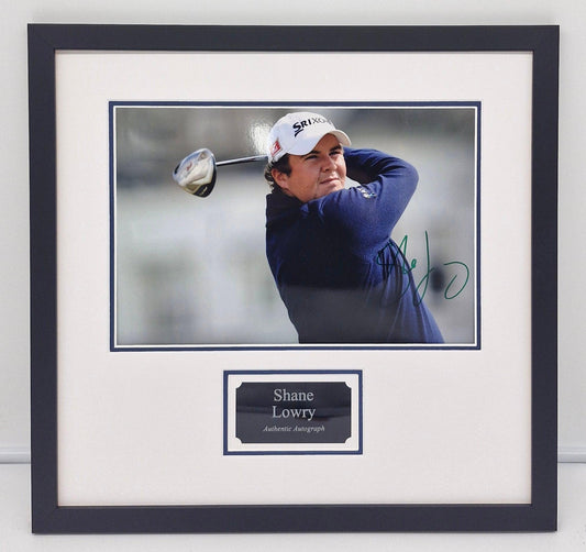 Shane Lowry Signed Photo - Framed with COA - Darling Picture Framing